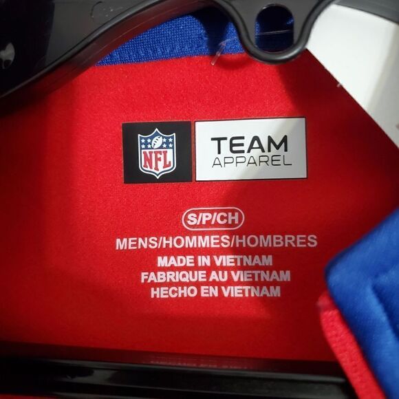 New York Giants NFL Mens Sz SMALLS  Lightweight Quarter Zip Athletic Fleece NWT - Picture 6 of 11